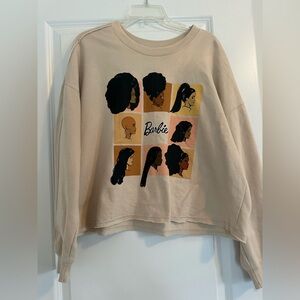 Barbie cropped sweatshirt